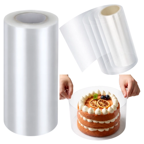 Folia rantowa owijka cukiernicza do tortu ciasta deserów rant 15cm 10m grubość 40 mkm